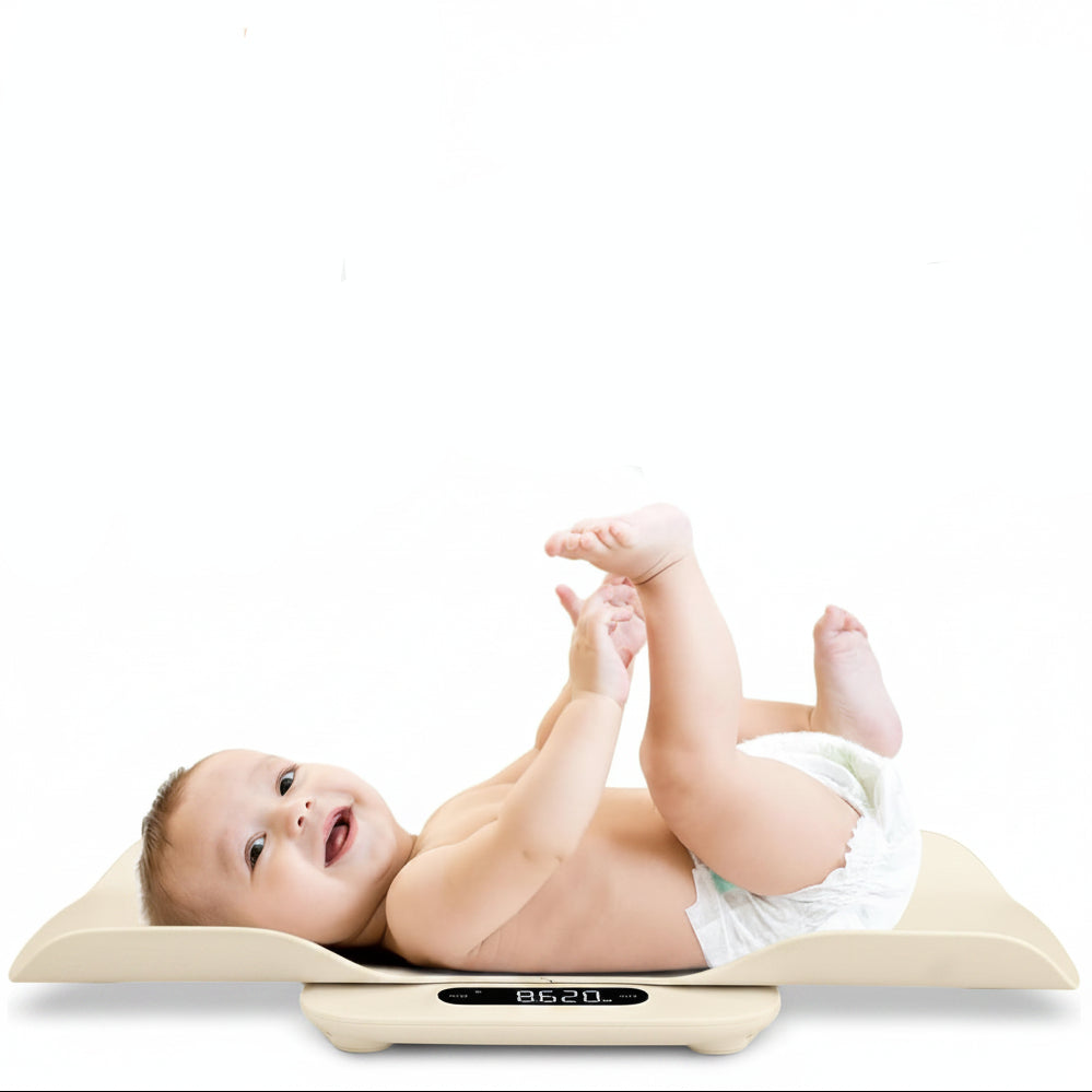 BAGAIL Baby Scale with Removable Tray Automatic Rotating Readings Tare Lock 180 kg